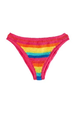 RAINBOW CROCHET BIKINI BOTTOM -Farm Rio Fashion Store 299781 05
