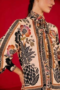 Farm Rio Romantic Garden Lenzing™ Ecovero™ Viscose Mini Dress -Farm Rio Fashion Store 301785 03