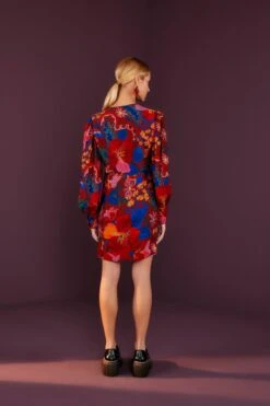 Farm Rio Red Wild Life Mini Dress -Farm Rio Fashion Store 301790 03