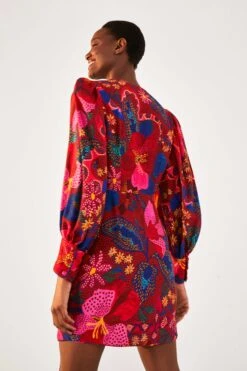 Farm Rio Red Wild Life Mini Dress -Farm Rio Fashion Store 301790 05 1