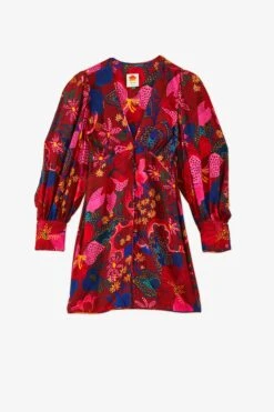 Farm Rio Red Wild Life Mini Dress -Farm Rio Fashion Store 301790 06
