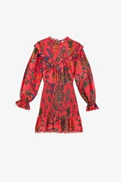 Farm Rio Red Sunset Tapestry Mini Dress -Farm Rio Fashion Store 301793 06 5d70d3a7 348b 48ae a788 99ca6a882028