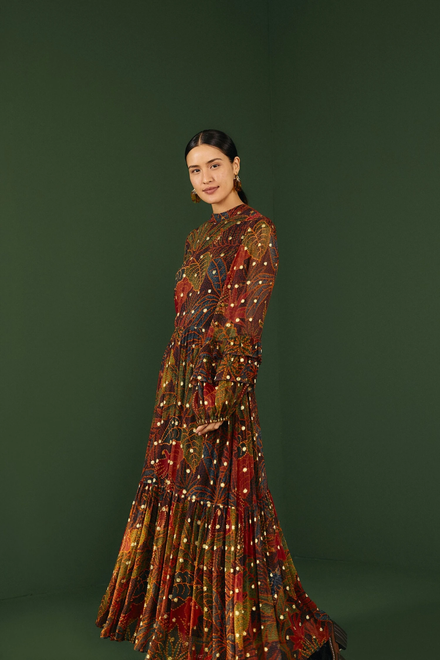 Farm Rio Black Rainforest Maxi Dress 3 Farm Rio Black Rainforest Maxi Dress