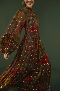 Farm Rio Black Rainforest Maxi Dress 8 Farm Rio Black Rainforest Maxi Dress -Farm Rio Fashion Store 301812 03
