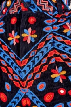 Farm Rio Embroidered Corduroy Pants -Farm Rio Fashion Store 301854 04