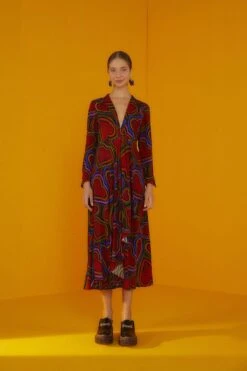 Farm Rio Rainbow Wild Hearts Maxi Dress -Farm Rio Fashion Store 301861 04