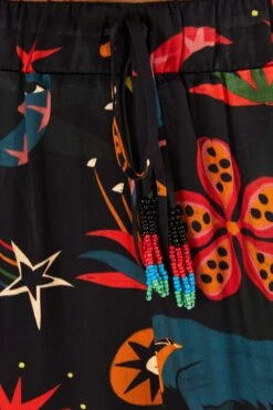 Farm Rio Black Cerrado Sky Pants -Farm Rio Fashion Store 301994 06