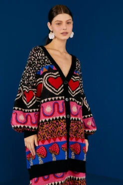 Farm Rio Graphic Elements Ainika Cardigan -Farm Rio Fashion Store 302217 03