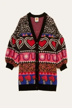 Farm Rio Graphic Elements Ainika Cardigan -Farm Rio Fashion Store 302217 05