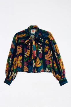 Farm Rio Macaw Ballet Blouse -Farm Rio Fashion Store 303782 05