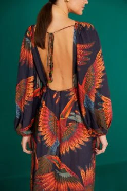 Farm Rio Arabesque Toucans Midi Dress -Farm Rio Fashion Store 303801 03