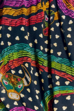 Farm Rio Rainbow Oxen Mini Dress -Farm Rio Fashion Store 303807 05