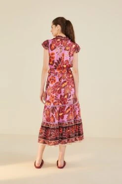 Farm Rio Sweet Floral Midi Dress 11 Farm Rio Sweet Floral Midi Dress -Farm Rio Fashion Store 303821 02