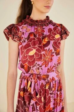 Farm Rio Sweet Floral Midi Dress 12 Farm Rio Sweet Floral Midi Dress -Farm Rio Fashion Store 303821 03