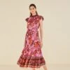 Farm Rio Sweet Floral Midi Dress 1 Farm Rio Sweet Floral Midi Dress -Farm Rio Fashion Store 303821 04