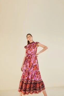 Farm Rio Sweet Floral Midi Dress 13 Farm Rio Sweet Floral Midi Dress -Farm Rio Fashion Store 303821 05
