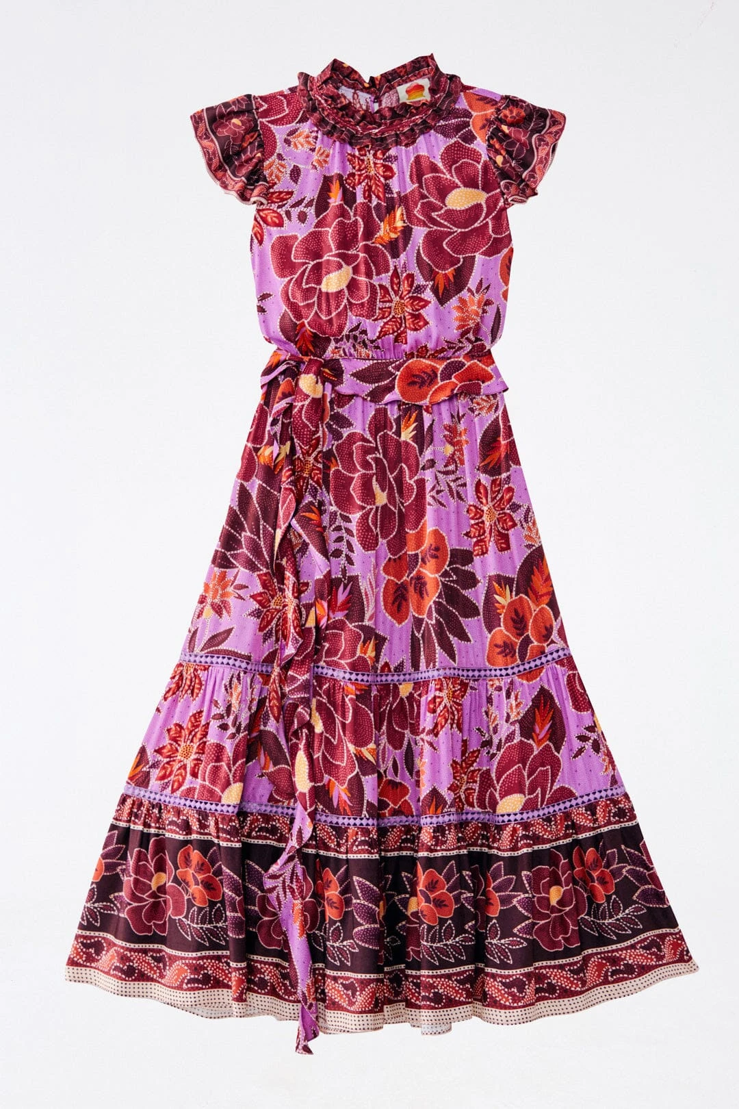 Farm Rio Sweet Floral Midi Dress 9 Farm Rio Sweet Floral Midi Dress - Image 7