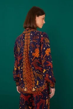 Farm Rio Navy Animal Sky Shirt 9 Farm Rio Navy Animal Sky Shirt -Farm Rio Fashion Store 303857 03