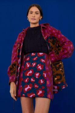 Farm Rio Mixed Leopards Mini Skirt -Farm Rio Fashion Store 303888 03