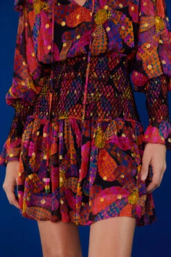 Farm Rio Black Heart Daisy Mini Dress -Farm Rio Fashion Store 303895 03