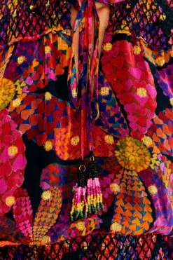 Farm Rio Black Heart Daisy Mini Dress -Farm Rio Fashion Store 303895 06