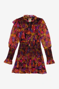 Farm Rio Black Heart Daisy Mini Dress -Farm Rio Fashion Store 303895 07