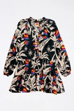 Farm Rio Toucans Wave Organic Cotton Mini Dress -Farm Rio Fashion Store 303908 05