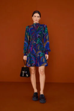 Farm Rio Amazonia Night Mini Dress -Farm Rio Fashion Store 303915 01