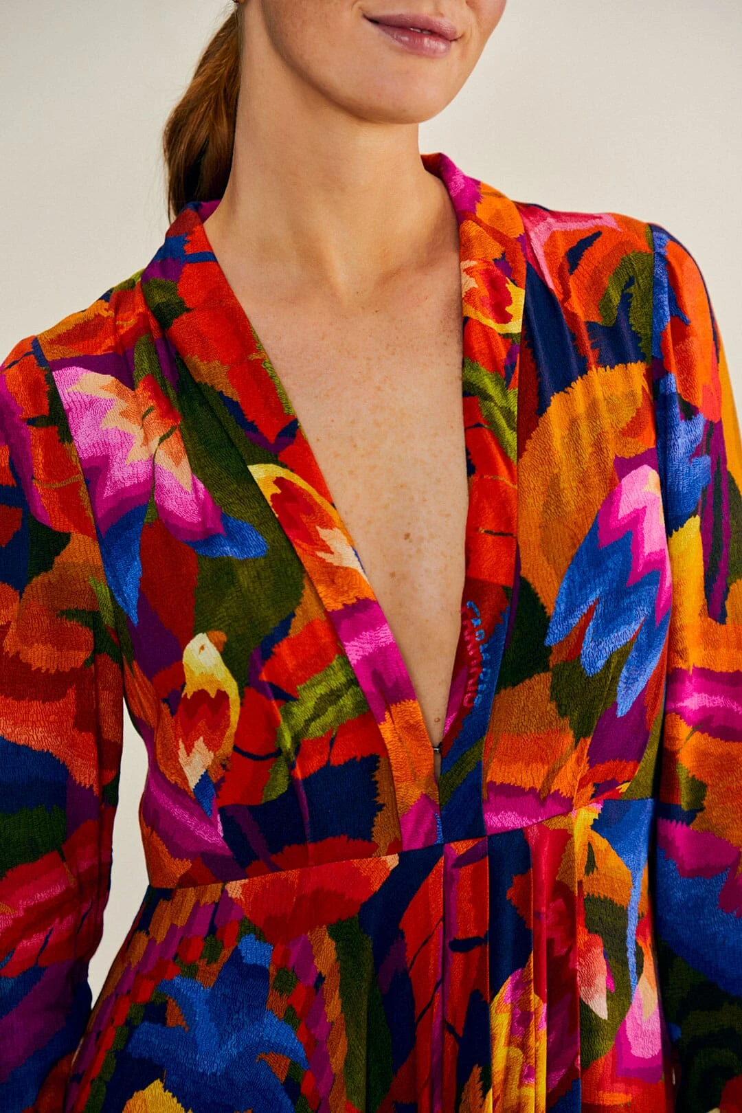 Farm Rio Rainbow Forest Maxi Dress 5 Farm Rio Rainbow Forest Maxi Dress - Image 3