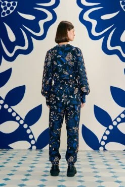 Farm Rio Black Macaw Forest Sweatpants -Farm Rio Fashion Store 303956 04