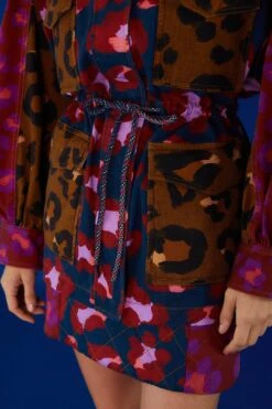 Farm Rio Mixed Leopards Canvas Jacket -Farm Rio Fashion Store 303960 03