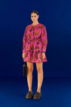 Farm Rio Pink Wild Leopards Mini Dress 12 Farm Rio Pink Wild Leopards Mini Dress -Farm Rio Fashion Store 303984 04 1