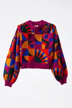 Farm Rio Graphic Toucans Sweater -Farm Rio Fashion Store 303995 06