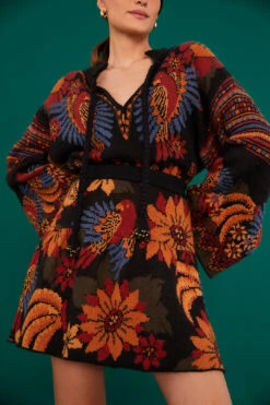 Farm Rio Macaw Ballet Ainika Sweater Skirt