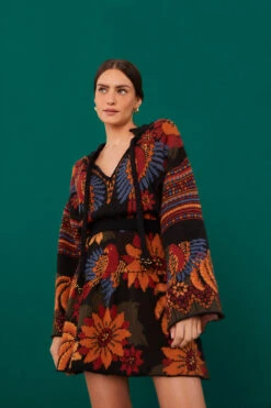 Farm Rio Macaw Ballet Ainika Sweater Skirt 10 Farm Rio Macaw Ballet Ainika Sweater Skirt -Farm Rio Fashion Store 304000 03