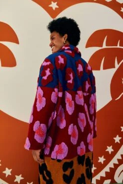 Farm Rio Mixed Leopards Fleece Coat 9 Farm Rio Mixed Leopards Fleece Coat -Farm Rio Fashion Store 304114 03