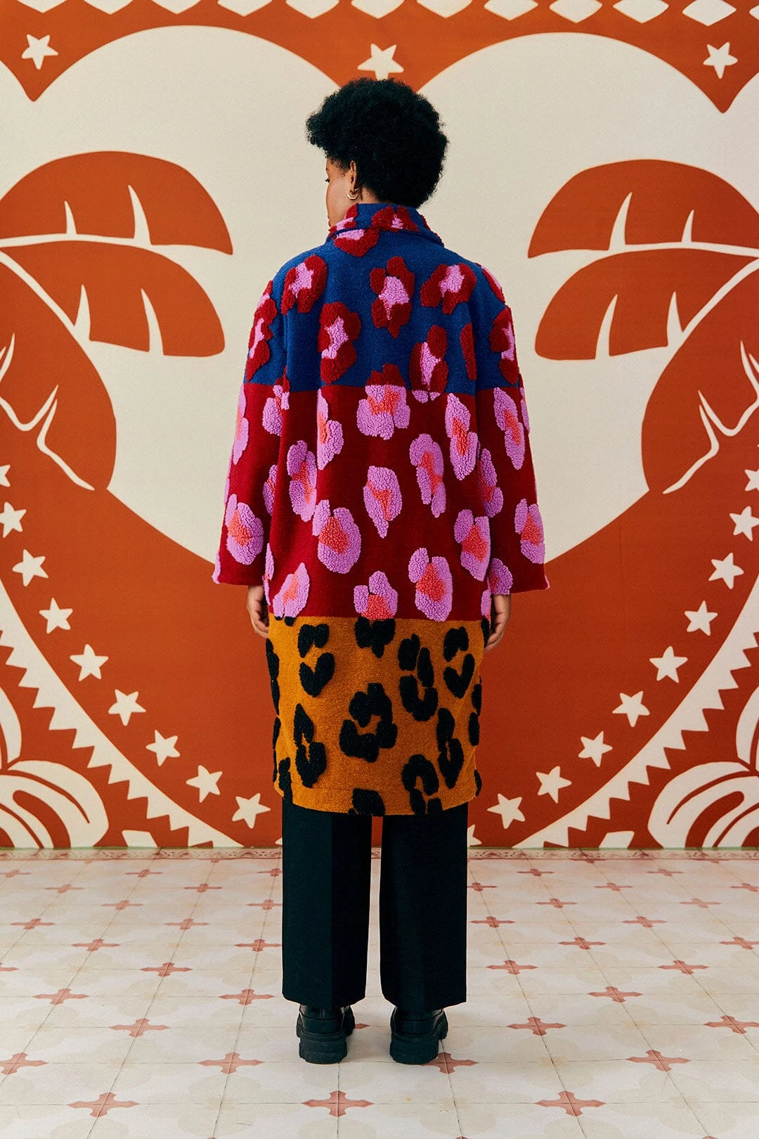 Farm Rio Mixed Leopards Fleece Coat 5 Farm Rio Mixed Leopards Fleece Coat - Image 4