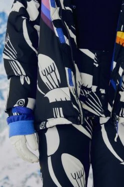 Farm Rio Black Graphic Toucans Ski Puffer Jacket 15 Farm Rio Black Graphic Toucans Ski Puffer Jacket -Farm Rio Fashion Store 304125 06