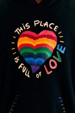 Farm Rio Black Full Of Love Sweatshirt -Farm Rio Fashion Store 304145 04