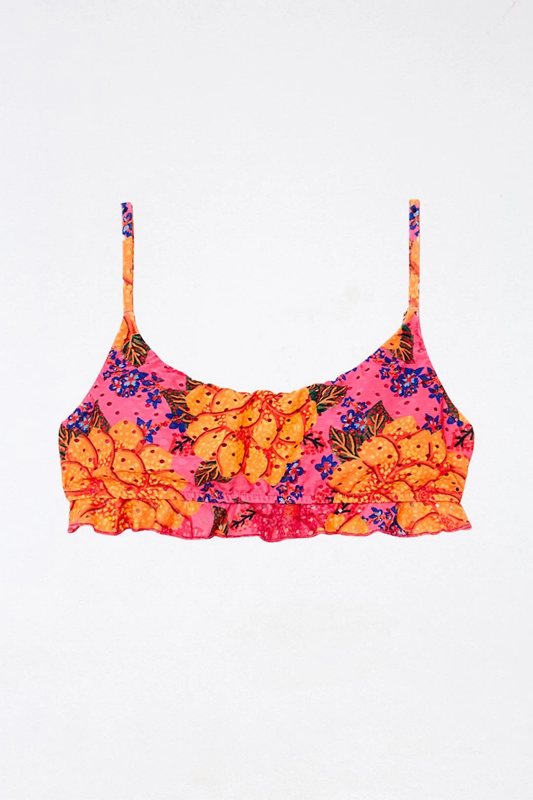 Farm Rio Pink Flowers Garden Bikini Top 7 Farm Rio Pink Flowers Garden Bikini Top - Image 5