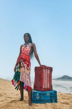 Farm Rio Ombre Graphic Toucans Multicolor Sarong -Farm Rio Fashion Store 304290 01