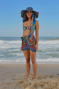 Farm Rio Chevron Toucans Cover Up -Farm Rio Fashion Store 304295 02