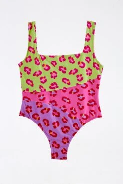 Farm Rio Maxi Leopard Patch One Piece Swimsuit -Farm Rio Fashion Store 304300 05