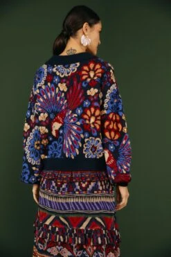 Farm Rio Navy Pineapple Flowers Sweater 9 Farm Rio Navy Pineapple Flowers Sweater -Farm Rio Fashion Store 304516 03