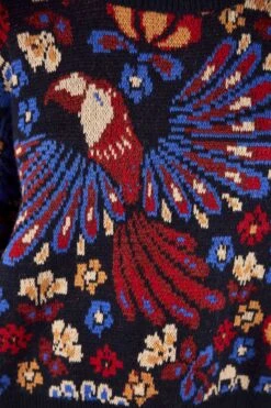 Farm Rio Navy Pineapple Flowers Sweater 10 Farm Rio Navy Pineapple Flowers Sweater -Farm Rio Fashion Store 304516 04