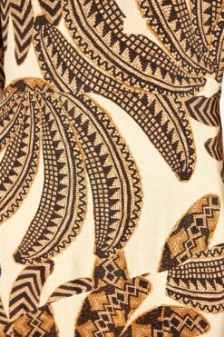 Farm Rio Sand Yawanawa Vanahu Lenzing™ Ecovero™ Viscose Midi Dress -Farm Rio Fashion Store 304582 04