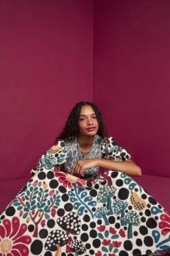 Farm Rio Mushroom Forest Organic Cotton Midi Dress 9 Farm Rio Mushroom Forest Organic Cotton Midi Dress -Farm Rio Fashion Store 304592 03