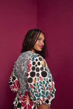 Farm Rio Mushroom Forest Organic Cotton Midi Dress 10 Farm Rio Mushroom Forest Organic Cotton Midi Dress -Farm Rio Fashion Store 304592 05