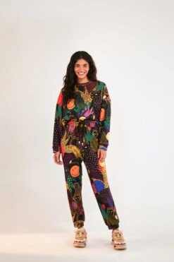 Farm Rio Pop Jungle Smiley® Sweatshirt -Farm Rio Fashion Store 305150 04