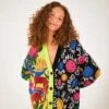 Farm Rio Mixed Prints Smiley® Cardigan -Farm Rio Fashion Store 305156 01